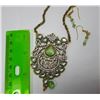 Image 1 : 4 - GOLD TONE & PERIDOT & CLEAR CRYSTAL