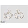 Image 1 : STERLING SILVER GEOMETRIC EARRINGS.