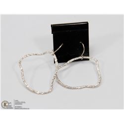STERLING SILVER EARRINGS.