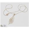 Image 1 : STERLING SILVER NECKLACE.