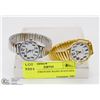 Image 1 : PAIR OF STRETCHY BAND WATCHES.