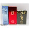 Image 1 : 3 BOTTLES OF PERFUMES INCL GOLF GREEN VERSION OF