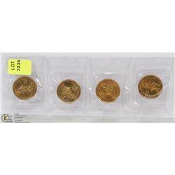 LOT OF 4 SEALED 2010 SPECIAL EDITION LOONIES