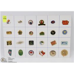 SHEET OF ASSOCIATIONS PINS
