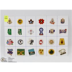 SHEET OF R.C.L. PINS