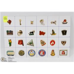 SHEET OF SHRINERS PINS