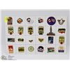 Image 1 : SHEET OF VARIETY PINS