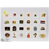 Image 1 : SHEET OF WORLD PINS