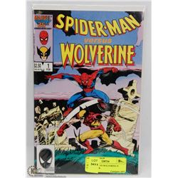 SPIDERMAN VS WOLVERINE #1 COMIC BOOK.