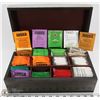 Image 1 : TEA STORAGE BOX INCLUDES TEAS