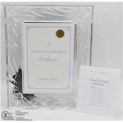 PRINCESS HOUSE LEAD CRYSTAL FRAME MADE IN FRANCE.