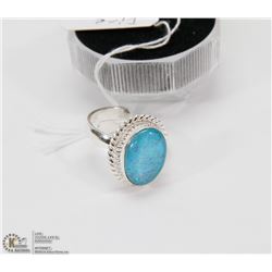#107-AUSTRALIAN TRIPLE FIRE OPAL RING (FREE SIZE)