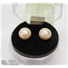 Image 1 : #91-NATURAL FRESH WATER PEARL EARRINGS