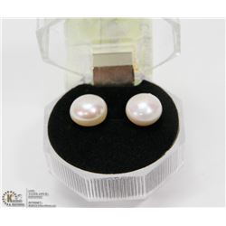 #93-NATURAL FRESH WATER PEARL EARRINGS