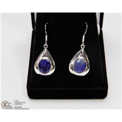 #21-NATURAL BLUE SAPPHIRE EARRINGS