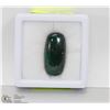 Image 1 : #29-NATURAL RARE GREEN SAPPHIRE GEMSTONE 26CT