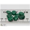 Image 1 : #85-NATURAL GREEN EMERALD GEMSTONE 55CT