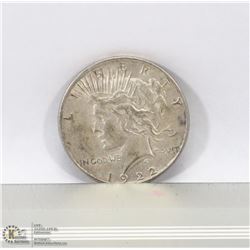 1922 US PEACE DOLLAR.