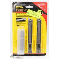 NEW SET OF SNAPOFF BLADES & KNIVES