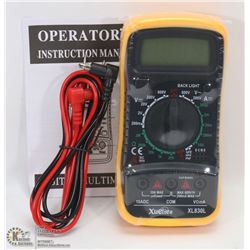 NEW YELLOW DIGITAL MULTIMETER
