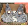 Image 1 : BOX W/4 BUDDHA HOME AND/OR GARDEN