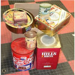 LOT OF  ANTIQUE TINS