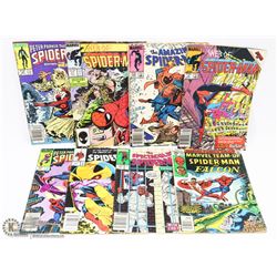 FLAT OF SPIDER-MAN COMICS 1970'S AND NEWER
