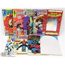 FLAT OF SPIDER-MAN COMICS 1970'S AND NEWER