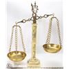 Image 1 : SCALES OF JUSTICE WITH MARBLE AND BRASS