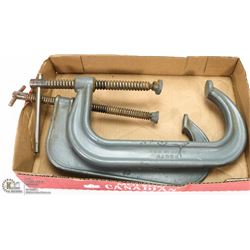 2 LARGE C-CLAMPS.