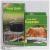 Image 1 : NEW PACK GRILL SOLD WITH CAMP STOVE TOASTER