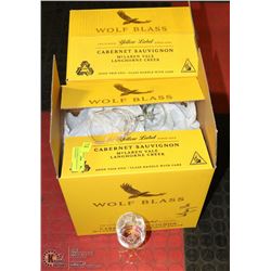 LOT OF 30 WINE GLASSES MADE IN CZECH REPUBLIC.