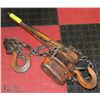 Image 1 : 1-1/2 TON CHAIN HOIST VITAL WESTWARD BRAND