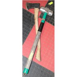 AXE & SLEDGE HAMMER