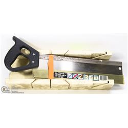 MITRE BOX WITH SAW.