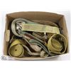 Image 1 : BOX OF CARGO STRAPS INCL RATCHET