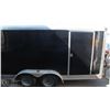 Image 3 : *SEE NOTE AT END* 2013 14'  ENCLOSED TRAILER, DUAL