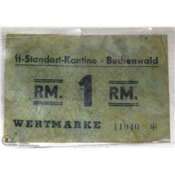 GERMAN NAZI CONCENTRATION CAMP BUCHENWALD BANK