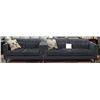 Image 1 : CHARCOAL 78" SOFA AND 55"  LOVE SEAT WITH ACCENT
