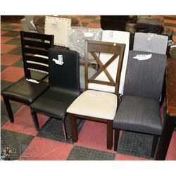 GROUP OF 8 ASSORTED SIDECHAIRS