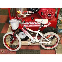 BLOSSOM TECH GIRLS BIKE 16" WHEELS.