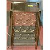 Image 1 : BRASS AND GLASS WINE  BOTTLE RACK  END TABLE