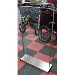 DISPLAY ADVERTISING SIGN STAINLESS STEEL, 30"X56"H