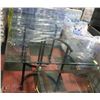 Image 1 : METAL AND GLASS KITCHEN TABLE