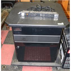 PORTABLE AUDIO / DJ RACK SYSTEM CABINET ON CASTORS