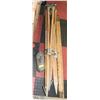 Image 1 : VINTAGE TRANSIT WOOD TRIPOD SURVEYOR STICK