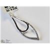 Image 1 : 14) 14KT WHITE GOLD DIAMOND PENDANT