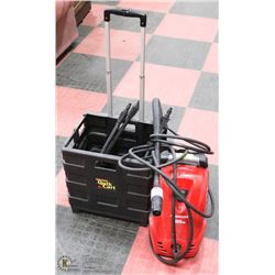 ELECTRIC PRESSURE WASHER WITH CART.