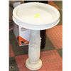 Image 1 : CONCRETE 2 PIECE ACORN BIRDBATH 16"X23" NEW HOME