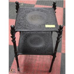 CAST SIDE TABLE 13"X13"X22"H